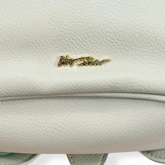 Betsey Johnson Festival RARE Gold Vegan Leather Butterfly Boho Y2K Crossbody Bag - Picture 7 of 14